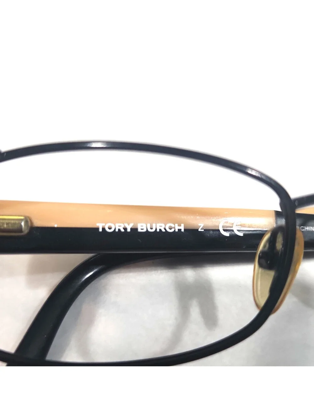 Tory Burch TY1037 3009 Small Black Oval Eyeglasses 50-17 140